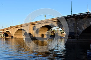 Lake Havasu City, sunrise at London Bridge