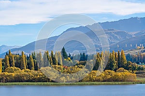 Lake Hayes located in the south Island, New Zealand.