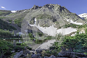 Lake Helene in Rocky Mountain National Park