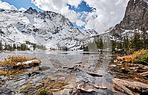 Lake Helene, Rocky Mountains, Colorado, USA.