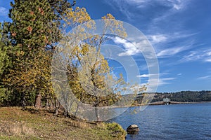 Lake by Heyburn State Park.