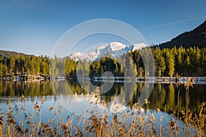 Lake Hinter, Bavaria, Germany photo