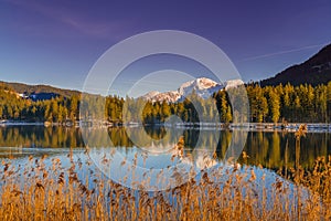 Lake Hinter, Bavaria, Germany photo