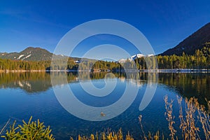 Lake Hinter, Bavaria, Germany photo
