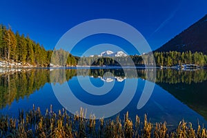 Lake Hinter, Bavaria, Germany photo