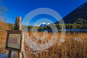 Lake Hinter, Bavaria, Germany photo