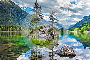 Lake Hintersee, Bavaria, Germany photo