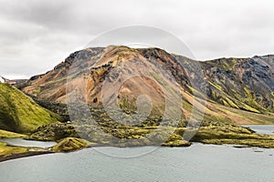 Lake Hnausapollur (Blahylur) at an altitude of about 570m above sea level is geologically interesting place. Iceland