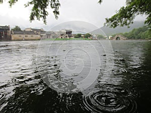 Lake in Hongcun, anhui province