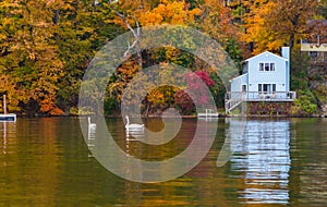 Lake Hopatcong fall foliage