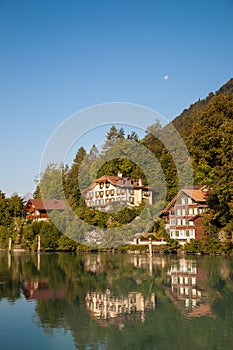 Lake and the house in Interlaken