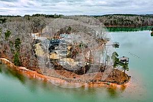 Lake house on Lake Hartwell