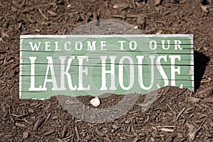 Lake House Sign