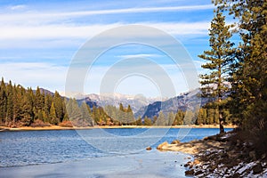 Lake Hume Winter Landscape photo