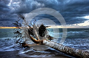 Lake Huron at Dusk photo