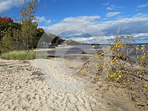 Lake Huron Shoreline in the Fall