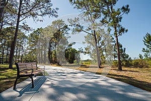 Lake Idamere recreation park in Tavares, Florida photo