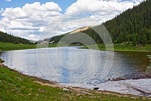 Lake Irene in Rocky Mountains