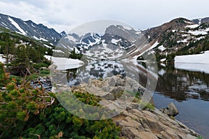 Lake Isabelle in the early Spring