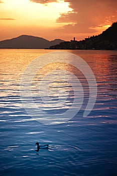 Lake Iseo sunset