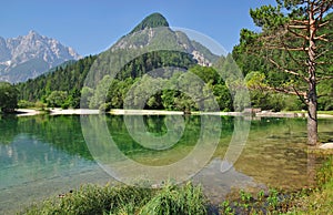 Lake Jasna,Kranjska Gora,Julian Alps,Slovenia photo