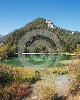 Lake Jasna in Triglav National Park,Slovenia