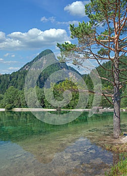 Lake Jasna in Triglav National Park,Slovenia