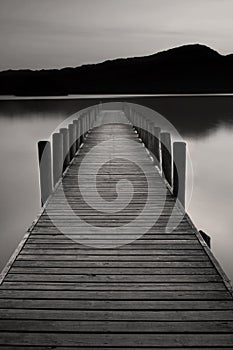 Lake Jetty at Coniston water photo