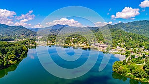 Lake Junaluska Drone Aerial