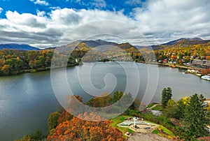 Lake Junaluska Drone Aerial