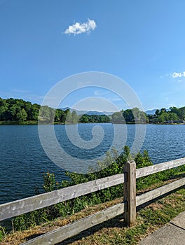 Lake junaluska in north carolina near maggie valley