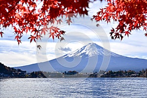 Lake Kawaguchiko in Autumn