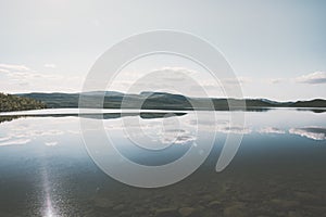 Lake Kilpisjarvi Landscape in Finland