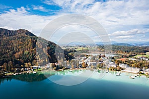 Lake Klopein Klopeiner See in Carinthia, Austria