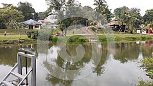 A lake in kluang town, johor malaysia