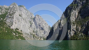 Lake Komani in Albania photo