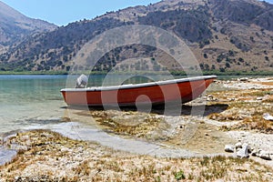 The Lake Kourna Crete.