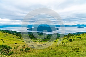 Lake Kussharo. Akan Mashu National Park, Hokkaido, Japan