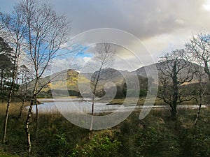 Lake at Kylemore Abbey Castle, Connemara, Galway, Ireland