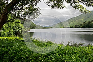 Lake at Kylemore Abbey Castle, Galway, Ireland