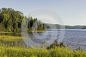 Lake in La Mauricie National Park in Quebec photo