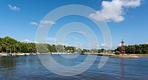 The lake of Lacanau on the French Atlantic coast