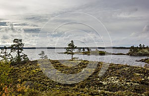 Lake Ladoga Skerries Karelia Russia photo