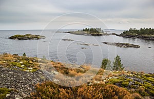 Lake Ladoga Skerries Karelia Russia photo