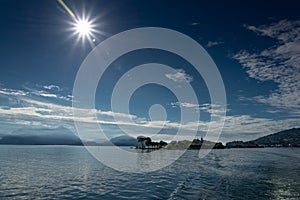 Lake - Lago Maggiore, Italy. Isola dei Pescatori, Stresa 