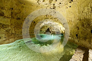 Lake in Lake cave in Tapolca. Hungary