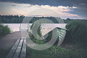 Lake landscape in Finland