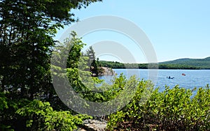 Lake landscapes, Estrie, Canada