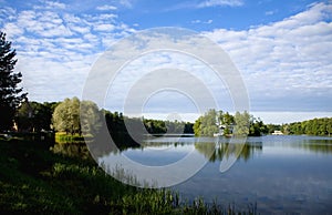 The lake landscapes of the Tsarskoye Selo