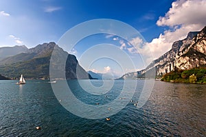 Lake Lecco, Lombardy, Italy